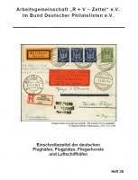 Einschreibzettel der deutschen Flughäfen, Flugplätze, Fliegerhorste und Luftschuffhäfen